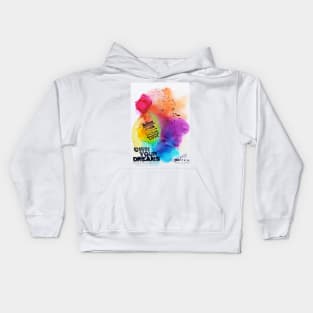 Dreams (happy art) Kids Hoodie